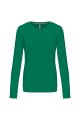 Dames T-shirt lange mouw Kariban K383 KELLY GREEN